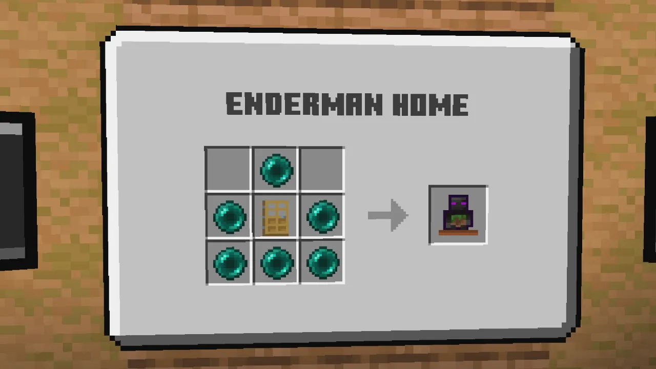 Enderman Home crafting recipe