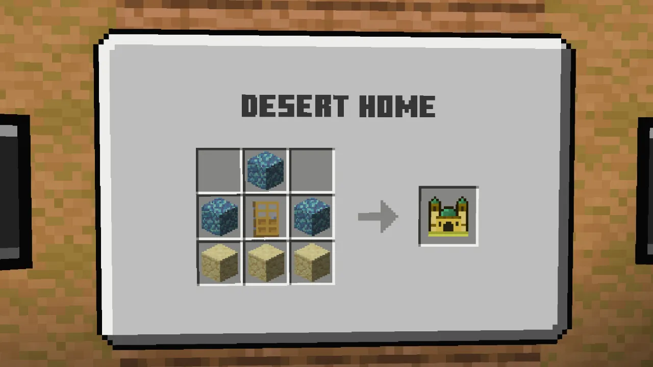 Desert Home crafting recipe