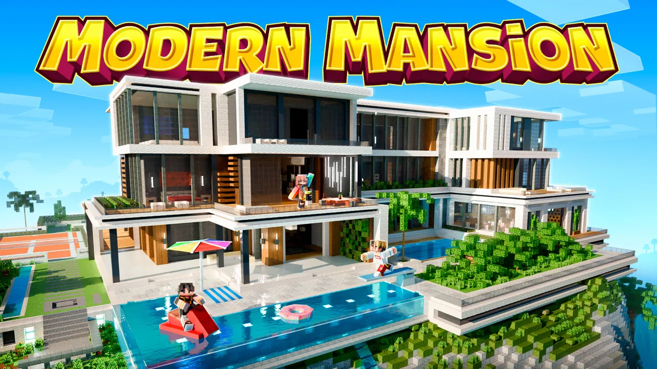 Realistic Modern Mansion